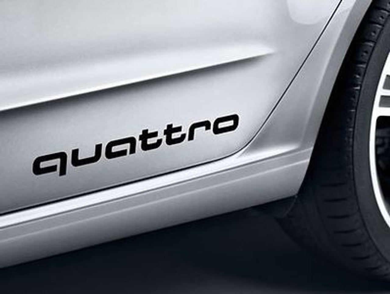 Audi 'Quattro' Decal Set