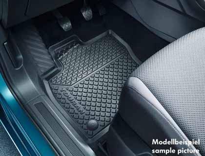 Volkswagen - Touran - Rubber Floor Mats (2016-On)