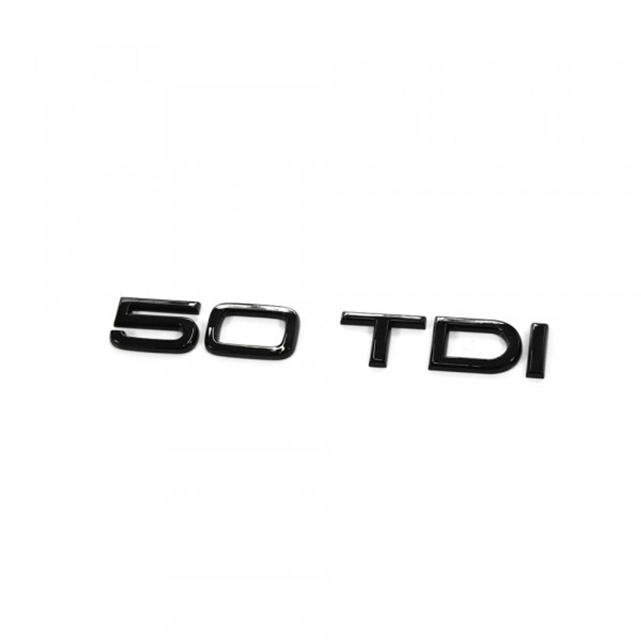 Audi - A4 - A5 - A6 - A7 - Q3 - Q5 - TT - 50 TDI Gloss Black Rear Emblem