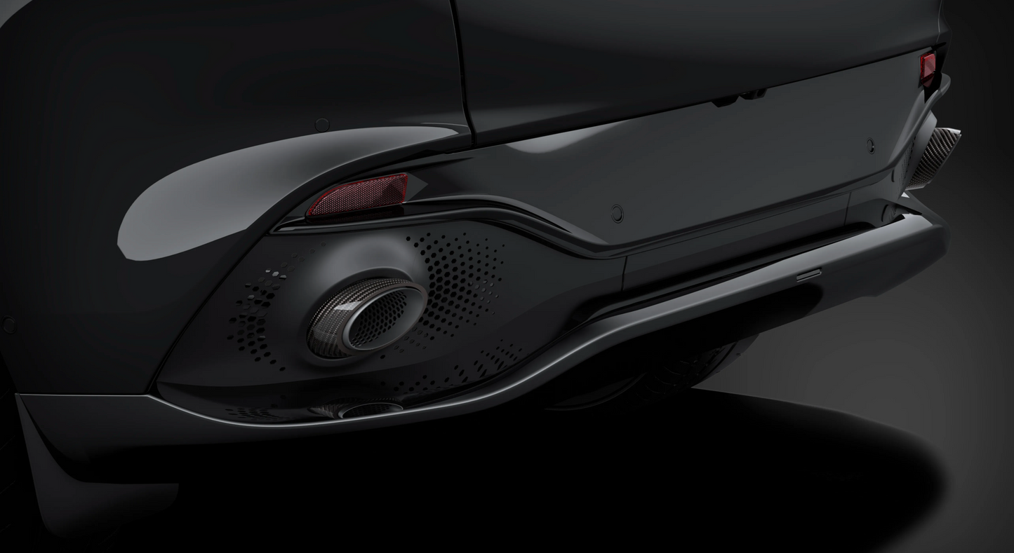 Aston Martin - DBX - Tailpipe Finishers - Polished Carbon Fibre